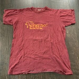 Retro EdgeFest Concert Burgundy T-Shirt Size L
